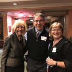 photo of Drs. Eva Feldman, Bob Schoeni and Gretchen Spreitzer at the A2A3 Gala in 2018